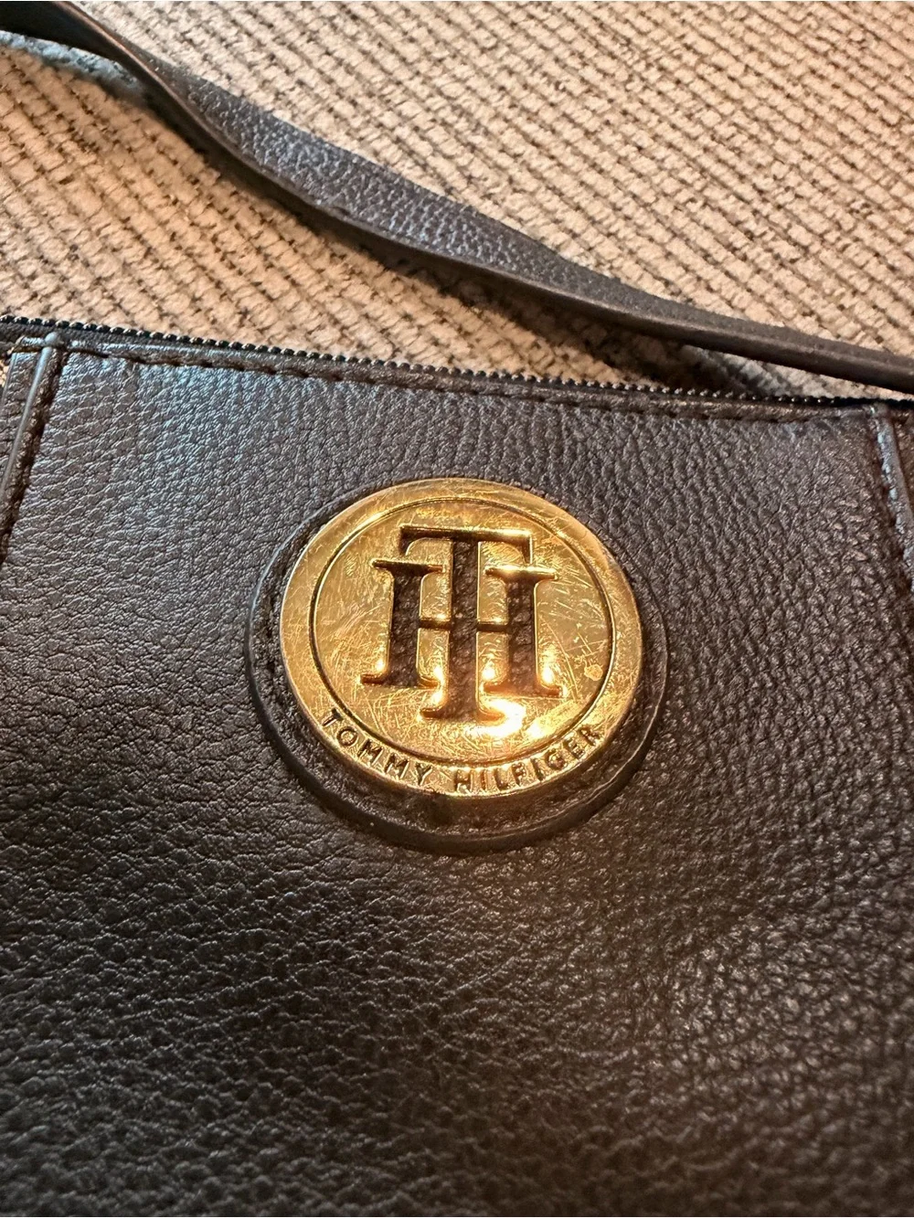 Tommy Hilfiger Black Logo Crossbody Bag